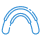 Dental arch illustration showing teeth alignment used in orthodontic treatment planning by a specialist