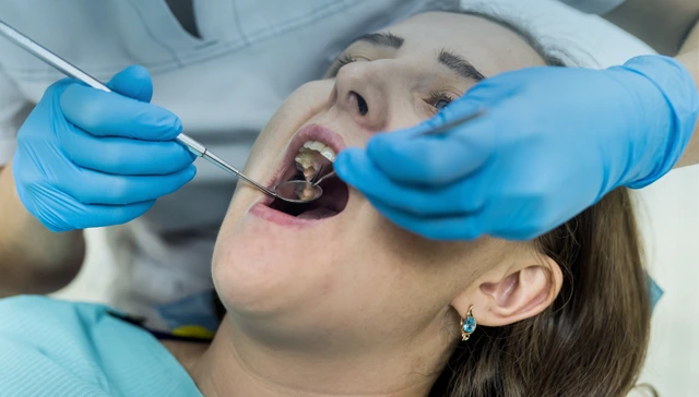 Melbourne dentist examining open bite and Class III malocclusion for orthodontic treatment